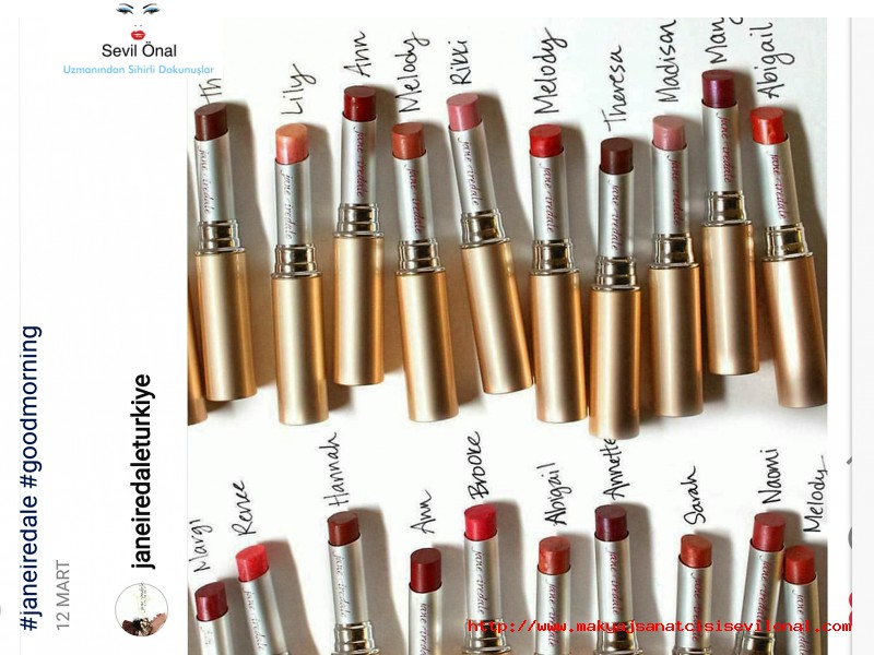 JANE İREDALE Sevil Onal Makyaj Sanatçısı