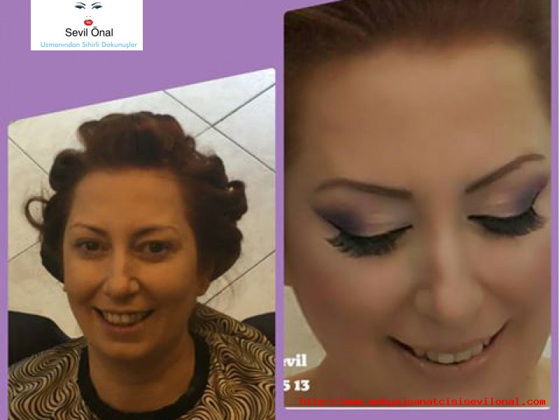 ÖNCESİ & SONRASI Sevil Onal Makyaj Sanatçısı